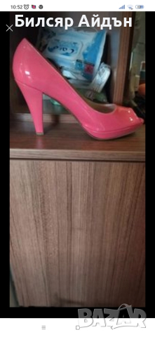 Високи Дамски Цикламени токчета , снимка 2 - Дамски елегантни обувки - 44920925