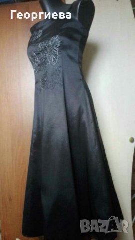 Прелестна черна дълга официална рокля ПРОМОЦИЯ👗🍀S р-р👗🍀 арт.345, снимка 5 - Рокли - 27967907