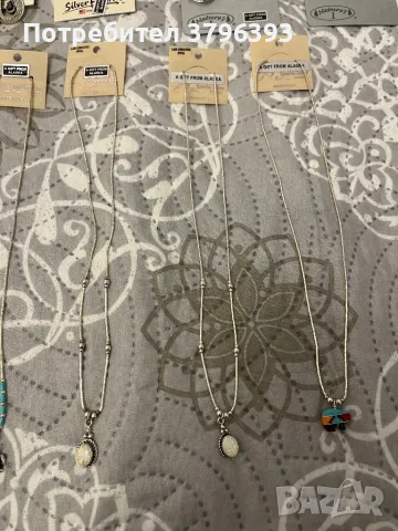 Колиета, гривни и обеци USA, снимка 15 - Бижутерийни комплекти - 48733982