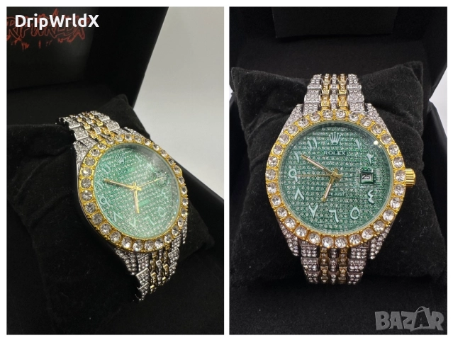 Rolex Datejust 40mm Мойсанит Диамант Арабски Циферблат Различни Модели, снимка 5 - Дамски - 52938672