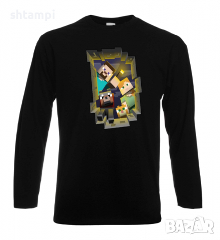 Мъжка тениска майнкраф Minecraft Search Party,Minecraft,Игра,Забавление,подарък,Изненада,Рожден Ден., снимка 10 - Тениски - 36496650