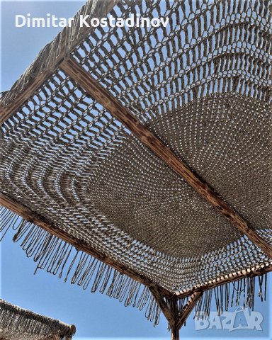РЪЧНО ПЛЕТЕНИ ПОКРИВАЛА МАКРАМЕ ЗА ТЕРАСИ,ШАТРИ, СЕННИЦИ И ПЕРГОЛИ В БОХО СТИЛ, снимка 2 - Други - 40009100