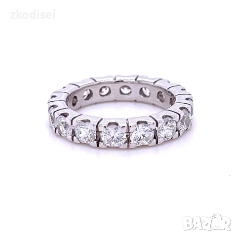 Златен дамски пръстен 7,20гр. размер:54 14кр. проба:585 модел:36270-6, снимка 3 - Пръстени - 52967466