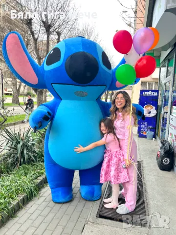 Гигантско Бяло изненада Мече, Мики ма( бяла мечка), Танцуваща Панда, огромен Заек и невероятния СтиЧ, снимка 12 - Детегледачки, детски центрове - 46273594