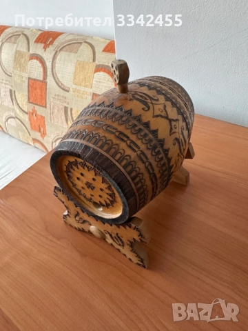 Малко дървено буре, снимка 3 - Декорация за дома - 52925823