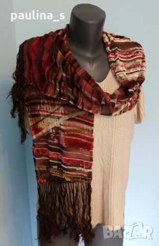 Красиви дамски шалове за всички сезони и вкусове. Те никога не излизат от мода!  / 2, снимка 12 - Шалове - 33191482