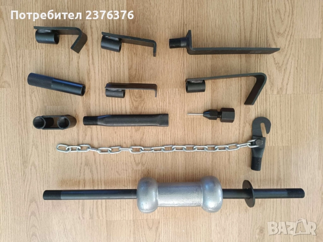 Плъзгащ чук, инструмент за премахване на вдлъбнатини по каросерията, стоманен чук за издърпване, снимка 2 - Други инструменти - 51864429