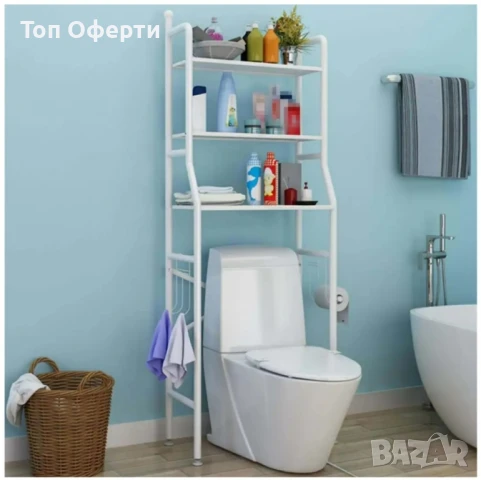 Етажерка с три рафта за баня, тоалетна, мокро помещение , снимка 8 - Етажерки - 49956778