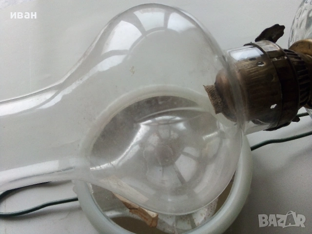 Стара газена лампа № 8 комплект със стъклото /шишето/, снимка 7 - Антикварни и старинни предмети - 53222534