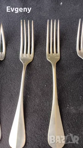 Антични посребърни лъжици и вилици , снимка 10 - Аксесоари за кухня - 49254828