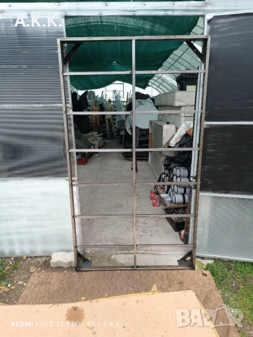 Продавам метална рамка за врата, ограда, легло, параван, парапет, снимка 7 - Входни врати - 53433179