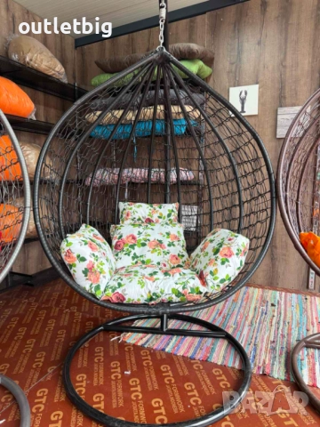 люлка- градинска люлка тип яйце, гнездо, висяща, снимка 9 - Градински мебели, декорация  - 52235455