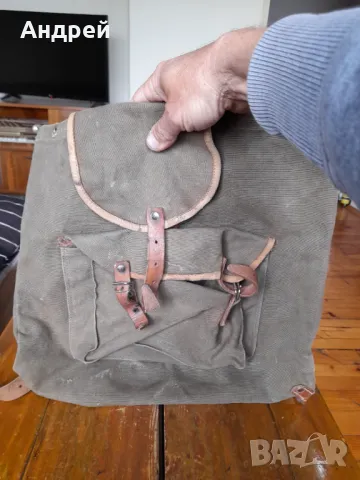 Стара брезентова раница #13, снимка 2 - Екипировка - 50258525