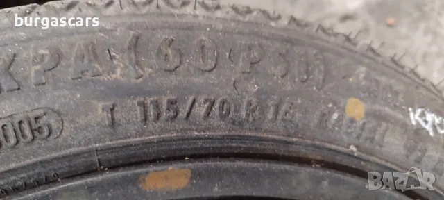 Патерица резервна гума 115/70/16 Fiat Croma - 110лв, снимка 2 - Части - 47878146