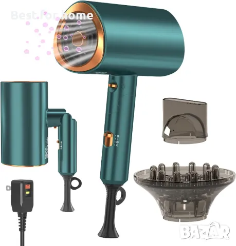  Професионален, сгъваем  йонен сешоар LEXLIFE, 1200W