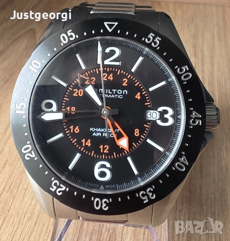 Hamilton Khaki Aviation Pilot Day Date Auto H76755135 – пълен комплект, снимка 2 - Мъжки - 53291456