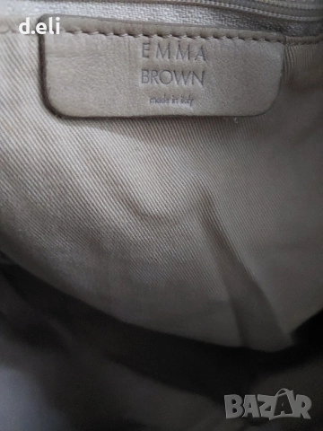 Две чанти Italy. VALENTINO и Emma BROWN 100% Кожа Чанта-раница, снимка 8 - Раници - 49708666