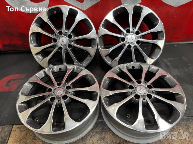 Алуминиеви джанти за Мерцедес, 17 цола, 5x112, снимка 4 - Гуми и джанти - 50950859