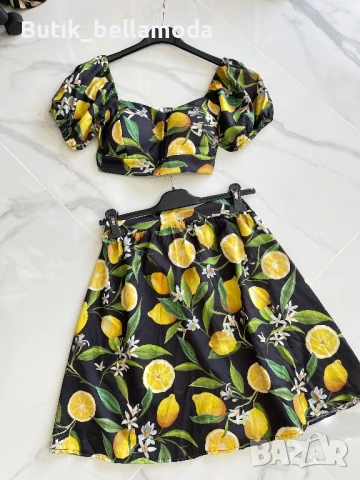 Летни сетове пола+топ Итали, снимка 5 - Комплекти - 50756696