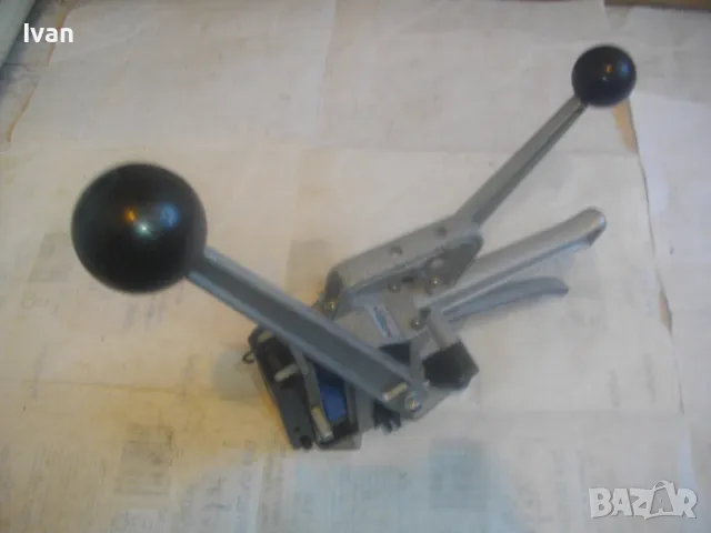 НОВА ШВЕЙЦАРСКА РЪЧНА МАШИНА ЗА ОПАКОВАНЕ С МЕТАЛНА ЛЕНТА РЪЧЕН ЧЕМБЕР ВИСОК КЛАС ORGA PACK, снимка 2 - Други инструменти - 50173810