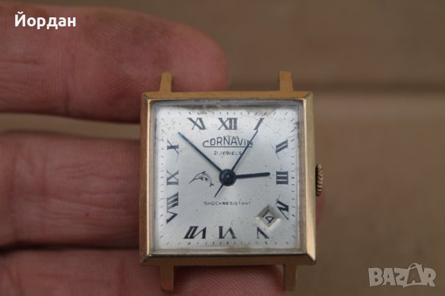 СССР мъжки часовник ''Cornavin'' 21 камъка, снимка 1 - Мъжки - 43240997