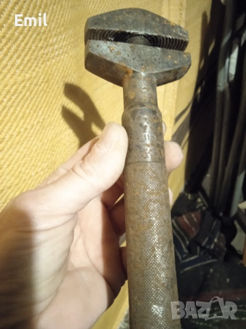 Стар Античен раздвижен ключ, снимка 2 - Антикварни и старинни предмети - 53499173