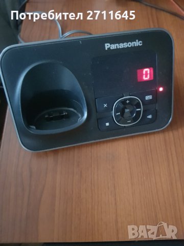 Panasonic безжичен DECT телефон, 2 слушалки, секретар, снимка 5 - Стационарни телефони и факсове - 38055110