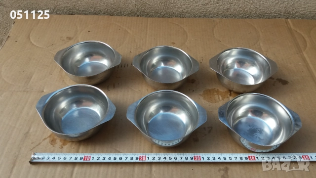 никел - комплект от 6 броя купички - отлични , снимка 8 - Антикварни и старинни предмети - 52605549