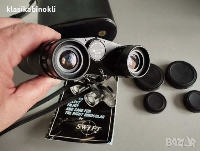 ТОП Ловен Японски Бинокъл- .Swift Trilyte 8x40 Mk III 806-Като НОВ, снимка 3 - Екипировка - 52198633