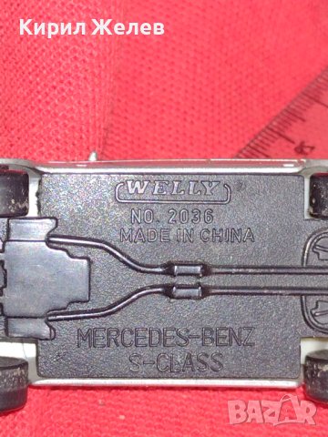 Метална количка MERCEDES BENZ S - CLASS MADE IN CHINA за КОЛЕКЦИЯ ДЕКОРАЦИЯ 37594, снимка 10 - Колекции - 40694691