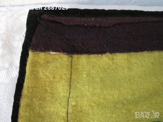 красива стара престилка от носия с бродерия, жълта, с цветя и други престилки, снимка 7 - Антикварни и старинни предмети - 28940675