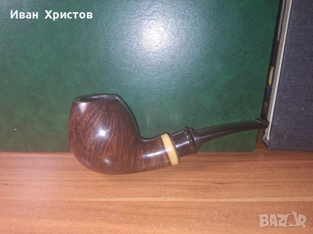 Лула от българския майстор Георги Бояджиев - красива, от висок клас, като НОВА - НЕ Е НАЛИЧНА!!!, снимка 2 - Лули - 44004713