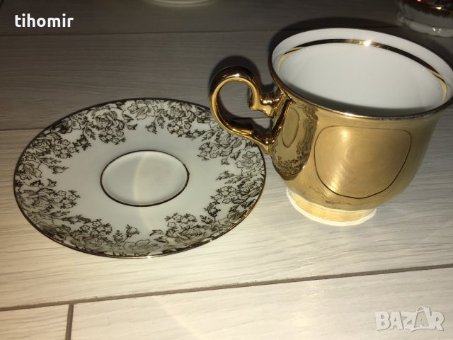 Двоен сет чаши за кафе и захарница, снимка 10 - Чаши - 39348016