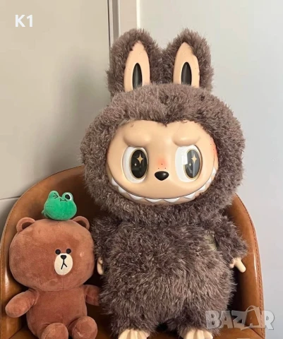 Голямо Лабубу Zimomo 40см, Labubu Zimomo The Monsters, снимка 4 - Плюшени играчки - 51111507