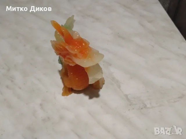 Китайски дракон феншуй Н-95мм и 120х60мм отличен, снимка 2 - Декорация за дома - 48968964