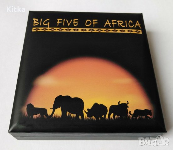 1 УНЦИЯ СРЕБРО 2008 г.-КОНГО-ЦВЕТНА-РЯДКА-UNC, снимка 5 - Други ценни предмети - 33541028