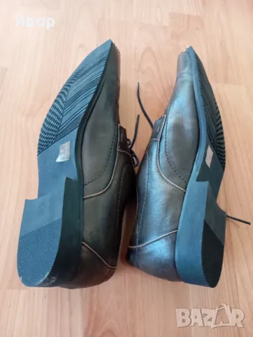 Оригинални мъжки обувки 46 номер с ток естествена кожа, снимка 4 - Официални обувки - 50149592