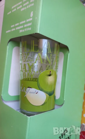 Комплект кана и чаши Pasabahce, снимка 4 - Чаши - 50767067