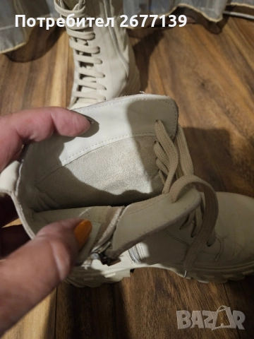 Два чифта детски кожени боти , снимка 3 - Детски боти и ботуши - 51924473