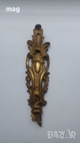 Старинни френски месингови дръжки и орнаменти,стил Луи XV., снимка 13 - Антикварни и старинни предмети - 37392117