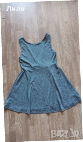 Сива къса рокля H&M, снимка 1 - Рокли - 33630235