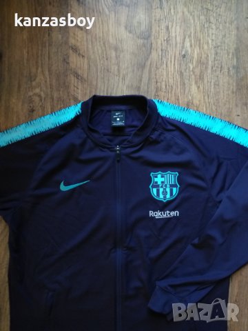 Nike FCB - страхотно мъжко горнище КАТО НОВО, снимка 3 - Спортни дрехи, екипи - 39458443