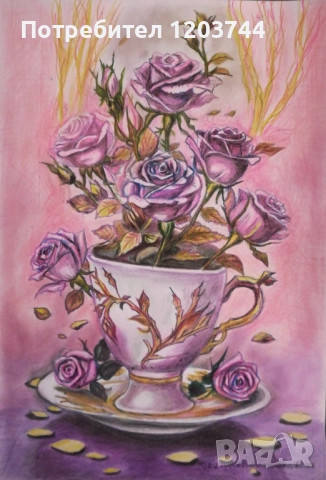 Картини 🐎коне,цветя🌺, портрети✨ НОВО✨, снимка 3 - Картини - 52526267