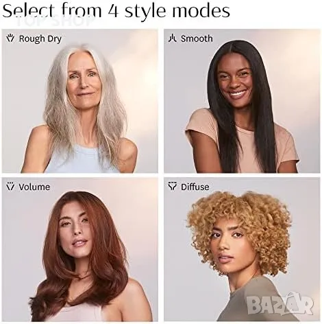 Нов Лек професионален йонен сешоар StyleMax с 3 скорости и дифузьор, снимка 6 - Сешоари - 49426115