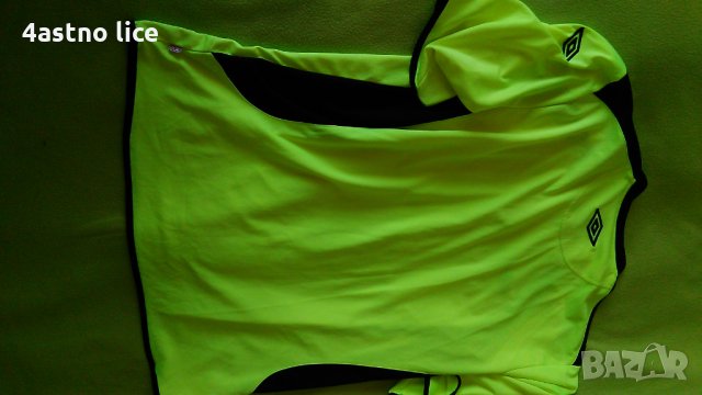 Сигнална тениска Umbro, снимка 2 - Спортни дрехи, екипи - 26617303