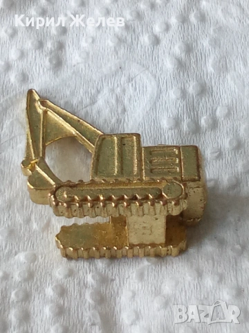 Малка метална фигурка багер/екскаватор 53707, снимка 4 - Колекции - 53578187