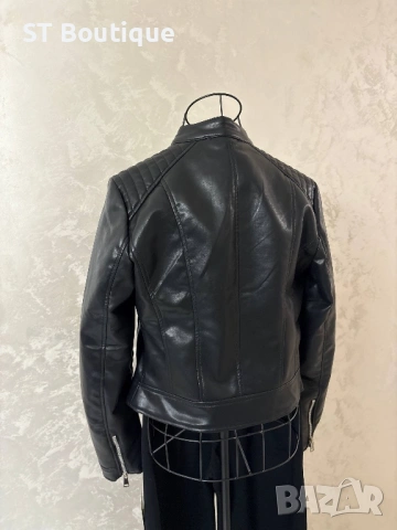 Кожено дамско яке, снимка 2 - Якета - 53063832