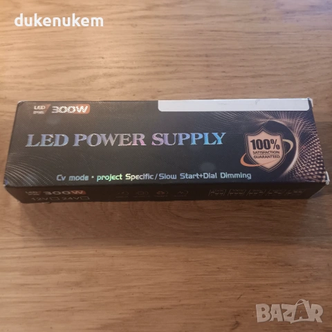 LED захранване 12V 300W 25A – ултра тънко, димируемо, снимка 10 - Лед осветление - 53291496