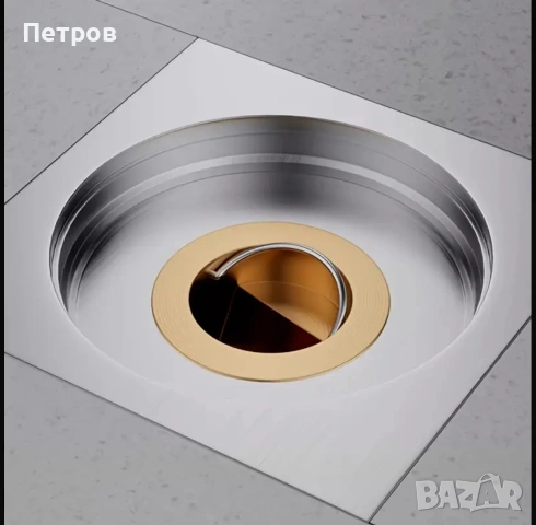 Месингова клапа за канала в банята - Антизапушващ филтър срещу миризми и насекоми, снимка 4 - ВИК - 53398948