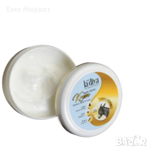Крем за лице и тяло с магарешко мляко La Diva Donkey Milk Cream, снимка 3 - Козметика за лице - 50108394
